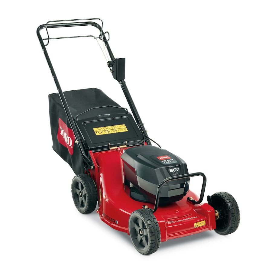 Toro 21″ Toro 21″ Heavy Duty Variable Speed Zone Start 60V MAX* Electric Battery 2-Bail with (2) 10.0Ah Batteries and Charger
