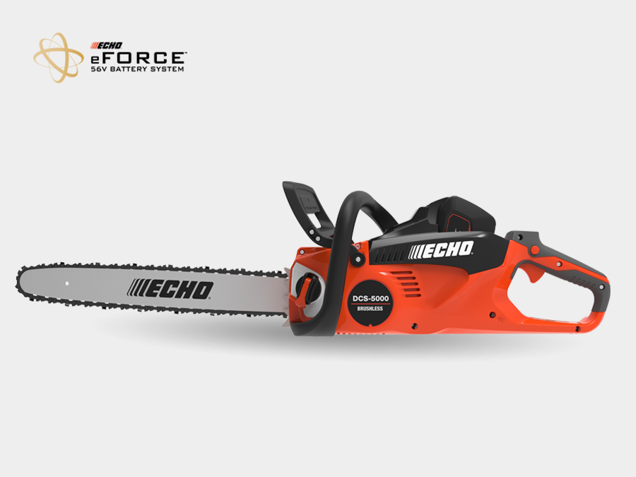 Echo DCS-5000 56V 18″ Rear Handle Chainsaw with 5.0AH Battery and Charger